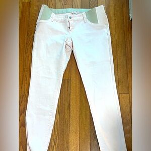 Pastel Peach Maternity Jeans Size 10
